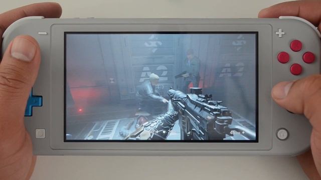 Wolfenstein 2 The New Colossus | Nintendo Switch Lite Gameplay смотреть онлайн