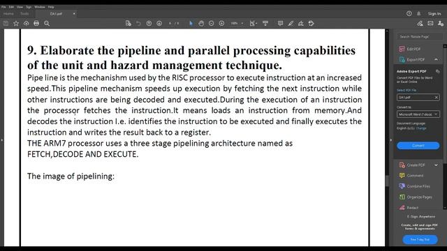 DA1: C1 59 18BEC0909 ABHISHEK HARIKRISHNAN- ARM CORTEX A73 смотреть онлайн