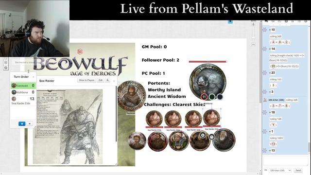 Actual Solo Play: Beowulf Age Of Heroes: Raedwald Episode 2: The Hermit's Sanctuary Part 2