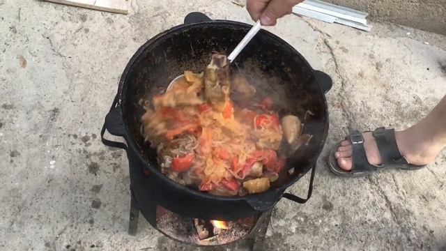 BEDANA KABOB | ПЕРЕПЁЛКА в КАЗАНЕ на КОСТРЕ