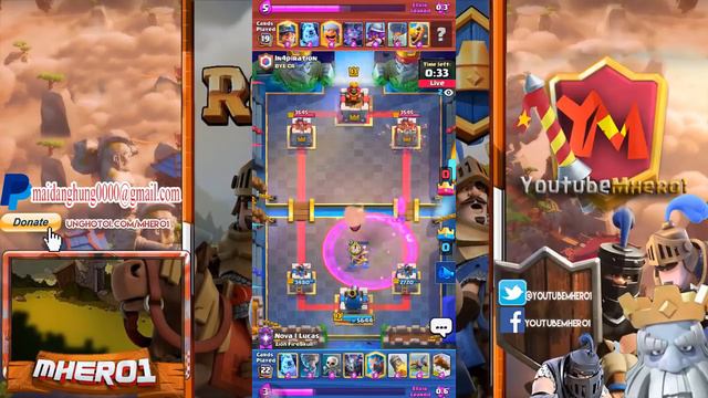 LucasXgamer 6400+ X-bow Rocket gameplays - clash royale смотреть онлайн