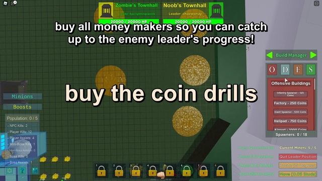How to earn money as Leader in Noobs vs Zombies Tycoon 2! смотреть онлайн