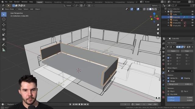 How to Make a Couch in Blender (Part 1) смотреть онлайн