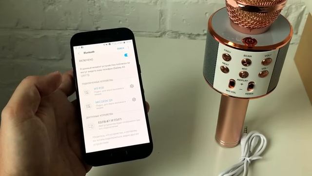 Обзор караоке микрофона WSTER WS-858 смотреть онлайн