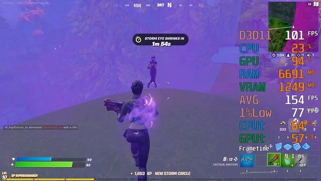 Radeon Vega 7 Graphics -- AMD Ryzen 5 5600G -- Fortnite Battle Royale FPS Test смотреть онлайн