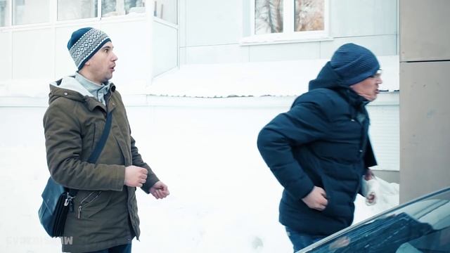 Снег с крыши упал на машину — ГвоздиShow для Drom.ru смотреть онлайн
