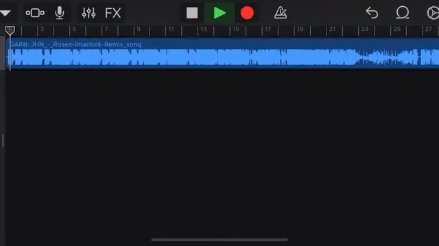GarageBand создание рингтона на IPhone (ios13+)