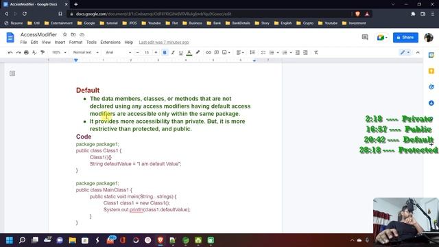 Access Modifier. Private, Public, Default, Protected. Bengali - Ep:9 #bengalitutorial #learnjava смотреть онлайн
