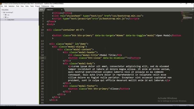 Bootstrap 5 Tutorials For Beginners In Hindi  Modal