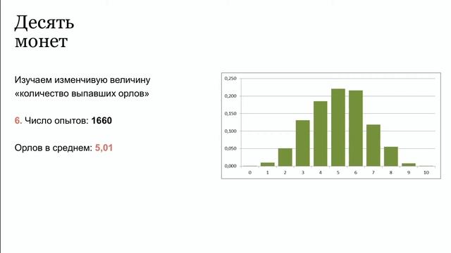 ТВиСТ. Урок 7 "Закономерности в случайной изменчивости" смотреть онлайн