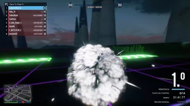 CARA CARA ENCIMA DE NAVES ESPACIALES!! {GTA ONLINE}