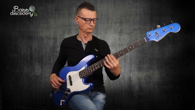 Squier Contemporary Jazz Bass LRL Ocean Blue Metallic by Fender: video test смотреть онлайн