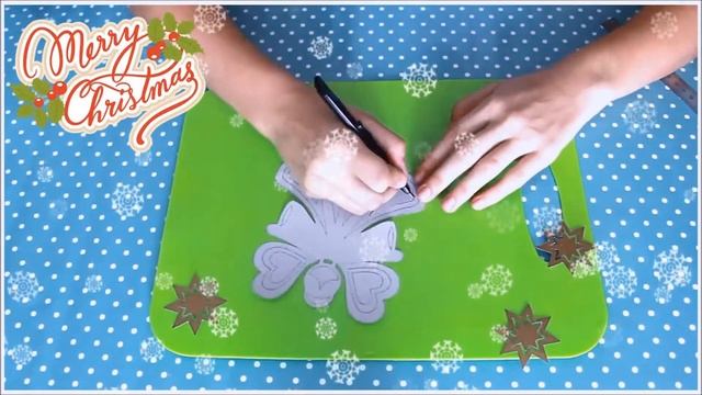 DIY: Рождественский ангелочек из картона | Julia Spring смотреть онлайн