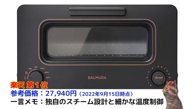 【2022年版】オーブントースター 人気ランキング Amazon 楽天 ヨドバシ смотреть онлайн