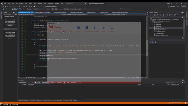 Inventory Management System(C# Full Project using SQL server with source code) смотреть онлайн