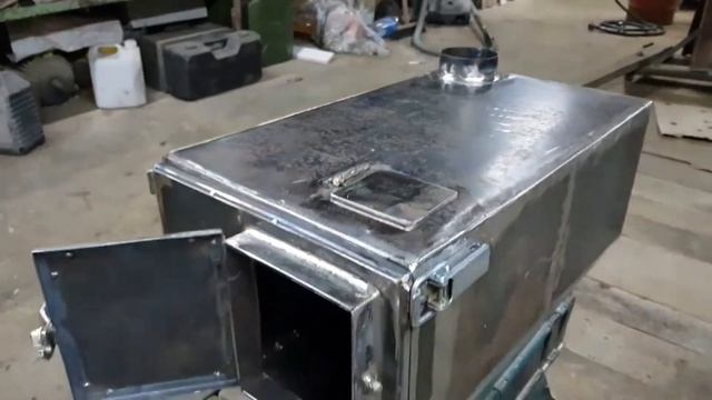 Печка походная на пеллетах. смотреть онлайн