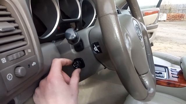 Lexus gs 300. Работа эл.привода рулевой колонки. смотреть онлайн