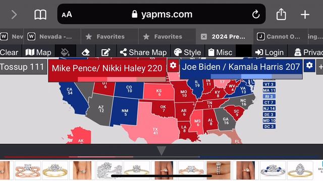 Mike Pence/ Nikki Haley Vs Joe Biden/ Kamala Harris 2024 Election Prediction смотреть онлайн