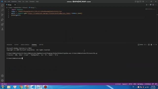 Hướng dẫn làm tool tds bằng python| Tập 1: Login token bằng requests смотреть онлайн
