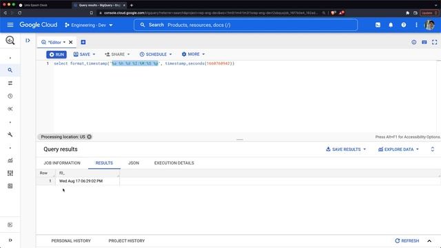 Working with Timestamps - BigQuery смотреть онлайн