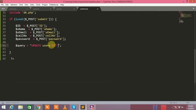 CS619 Preparation 9, Update Record From Database with PHP MySQL смотреть онлайн