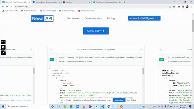 #flutter #api #flutterapps 1. Getting API Key | Creating a News App in Flutter using News API смотреть онлайн