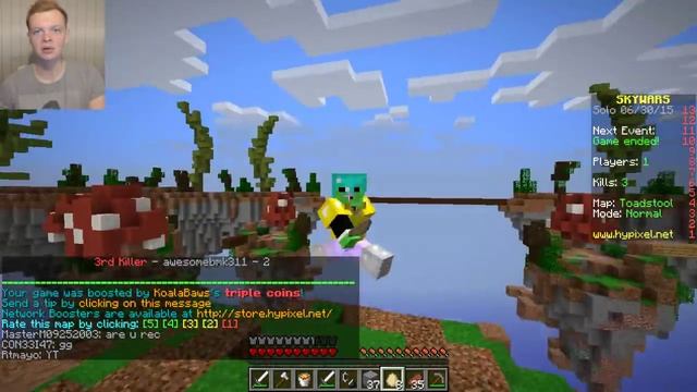 Minecraft | THE ANGEL OF DEATH! (Sky Wars Hypixel Mini-Game) смотреть онлайн
