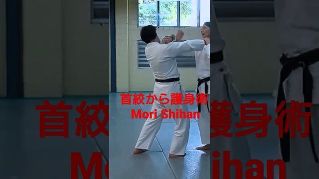 Mori Shihan「首締めから四方投げ」森師範 [ Self-defense technique ] Aikido Yoshinkan Brisbane Dojo 合氣道養神館豪州道場 смотреть онлайн