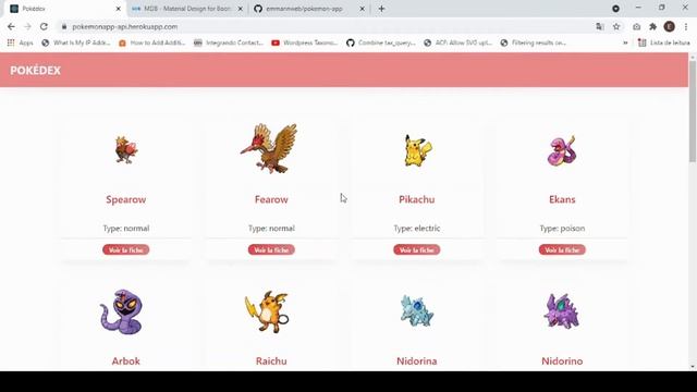 React App with pokemon API using react Hooks, custom pagination and single page смотреть онлайн