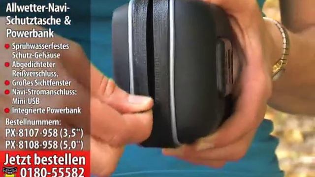 NavGear Allwetter-Navi-Schutztasche & Powerbank Navi / Handy bis 5" смотреть онлайн