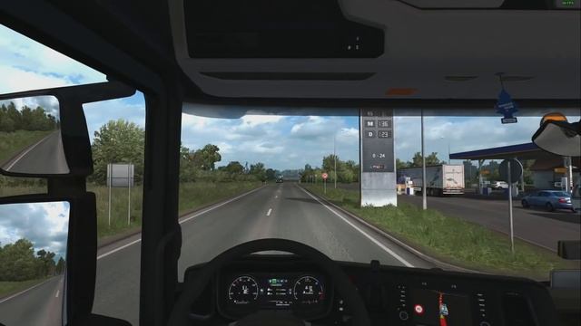 ETS2 1.35 Open Beta Scania R410 Vilnius - Saint Petersburg смотреть онлайн