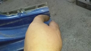 Замена заднего крыла вместе с внутренней аркой Рено Логан