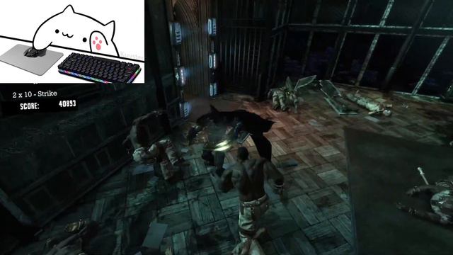 Arkham Asylum Gameplay +Bongo Cat cam смотреть онлайн