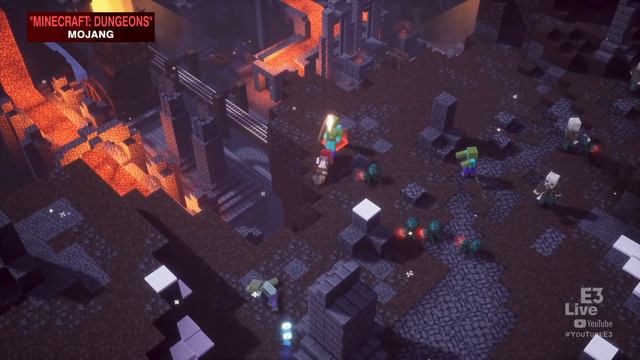 Minecraft: Dungeons Developer Interview at E3 2019 смотреть онлайн