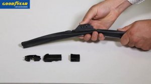 Установка дворников Goodyear «Winter» - крепление Hook