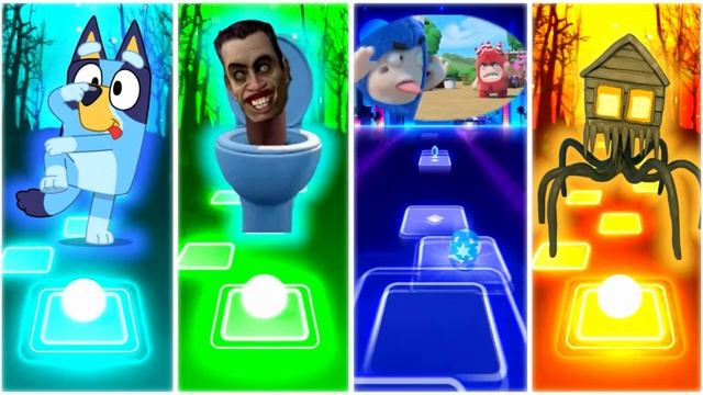 Extra Slide vs Thomas Train EXE vs Sheriff Labrador vs Cocomelon vs Car Eater vs Bus Eater Tiles Ho смотреть онлайн