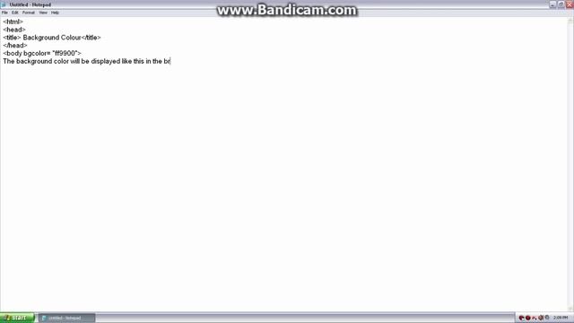 Webpage Tutorial #02 - How to have Background Color In Your Webpage BGCOLOR Attribute [HD] смотреть онлайн