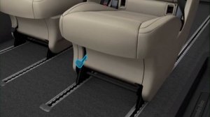 Сиденья в задней части салона Mercedes Benz V Class W447