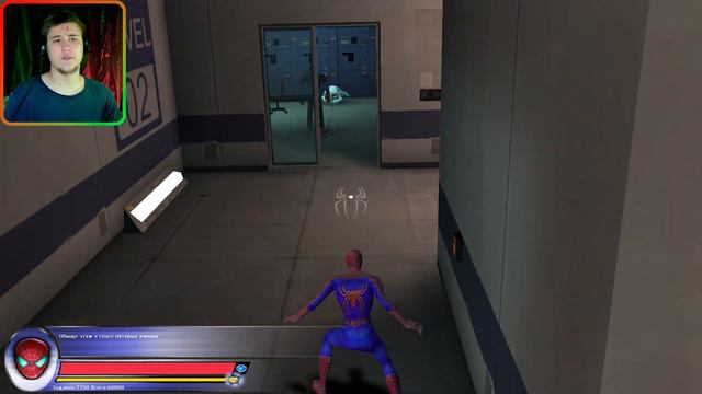 ЗЛАЯ КИСА ПРОТИВ ГЛУПОГО ПАУЧКА ⇶ Spider-Man 2 - The Game №2 смотреть онлайн
