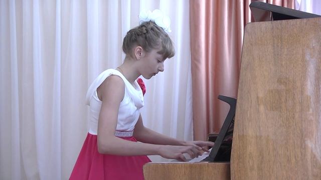 г Алатырь, Попкова Анастасия, 11 лет, Рахманинов С Итальянская полька смотреть онлайн