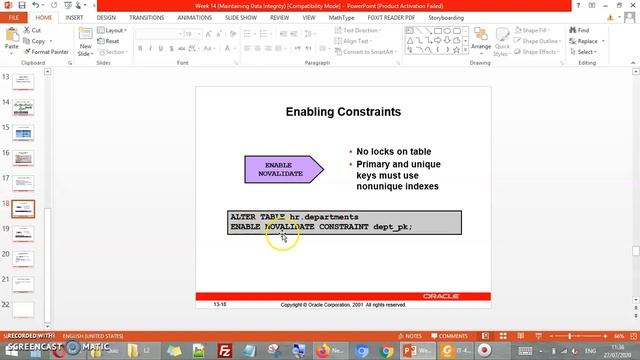 Maintaining Data Integrity - II смотреть онлайн