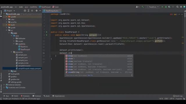 Read and Write Parquet file Using Spark with Java смотреть онлайн