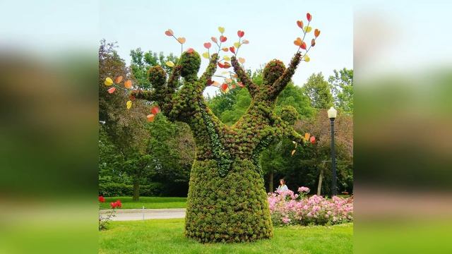 Топиар – скульптуры из кустарников и деревьев смотреть онлайн