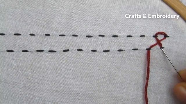 Hand embroidery. Embroidery pattern for beginners. Part-07. Crafts & Embroidery смотреть онлайн