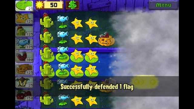 PvZ for iOS Last Stand Walkthrough: Fog смотреть онлайн