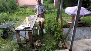 Беседка 3*4. 1 Часть. Пол - бетонный. Столбы - профильная труба. Крыша - металлочерепица. Alcove