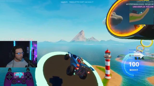 Someone made a Rocket League rings map...IN FORTNITE?? смотреть онлайн
