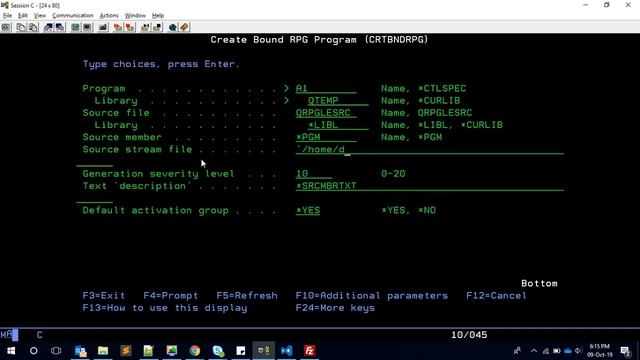 Intro to Fully Free RPG | Compiling RPGLE from IFS path | yusy4code смотреть онлайн