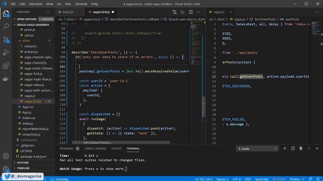 Как тестировать Redux Saga? Full Saga testing смотреть онлайн